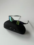 Oakley Juliet 1.0 Sunglasses – Matte Black Frame / Green Iridium Lens | Y2K Vintage