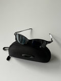 Oakley Juliet 2.0 Sunglasses – Matte Black Frame / Silver Mirror Lens | Y2K Vintage