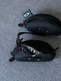 Oakley Splice Sunglasses – Gunmetal Frame / Black Lens | Y2K Vintage