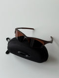 Oakley Half Jacket 1.0 Sunglasses – Transparent Brown Frame / Brown Lens | Y2K Vintage