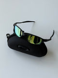 Oakley Juliet 2.0 Sunglasses – Matte Black Frame / Green Iridium Lens | Y2K Vintage